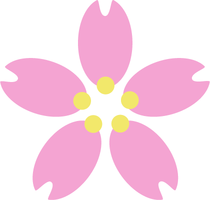 ピンク色の桜の花のイラスト 無料イラスト素材のillalet