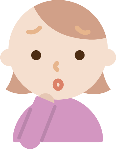 困った顔をした女性のイラスト 無料イラスト素材のillalet