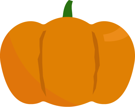 かぼちゃのイラスト1 無料イラスト素材のillalet
