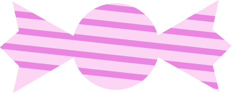 ピンクの包みのキャンディーのイラスト 無料イラスト素材のillalet