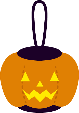 ハロウィンのかぼちゃランプのイラスト 無料イラスト素材のillalet