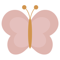 蝶々のイラスト ピンク 無料イラスト素材のillalet