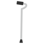 歩行用の一本杖のイラスト