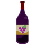 赤ワインのイラスト1