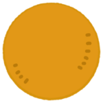 丸いクッキーのイラスト