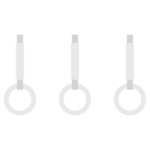 電車のつり革のイラスト