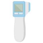 非接触型体温計のイラスト1