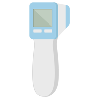 非接触型体温計のイラスト1