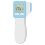 非接触型体温計のイラスト3