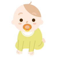 ハイハイする赤ちゃんのイラスト 無料イラスト素材のillalet