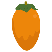 渋柿のイラスト