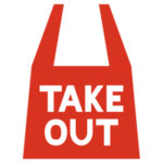 「TAKE OUT」のアイコンイラスト1