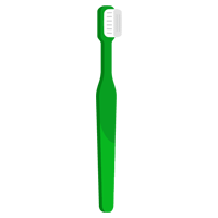 グリーンの歯ブラシのイラスト