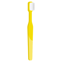 イエローの歯ブラシのイラスト