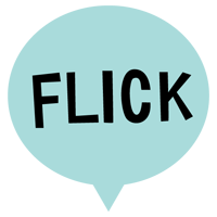 FLICKの文字アイコンのイラスト