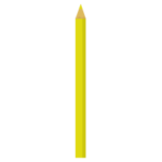 一本の黄色い色鉛筆のイラスト
