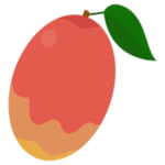 フルーツのマンゴーのイラスト1
