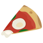 マルゲリータピザのイラスト3
