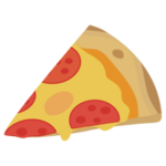 サラミピザのイラスト3