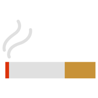 煙草、喫煙のアイコンイラスト（カラー）
