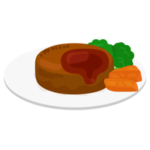 ハンバーグのイラスト2