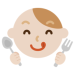 舌をペロっと出した若い男性の表情のイラスト4