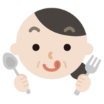 舌をペロっと出した中年の女性の表情のイラスト3