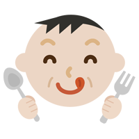 舌をペロっと出した中年の男性の表情のイラスト4