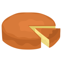 チーズケーキのイラスト2