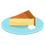 チーズケーキのイラスト3