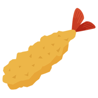 エビフライのイラスト4