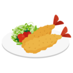 エビフライのイラスト6