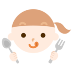 舌をペロっと出した女の子の表情のイラスト3