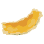かぼちゃの天ぷらのイラスト1