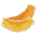 かぼちゃの天ぷらのイラスト2