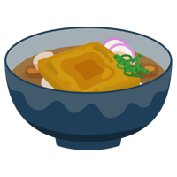 きつねうどんのイラスト1