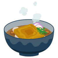 きつねうどんのイラスト1