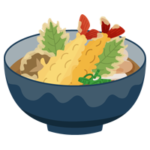 天ぷらうどんのイラスト1