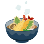 天ぷらうどんのイラスト2