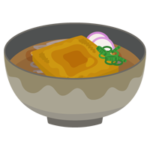 きつね蕎麦のイラスト1