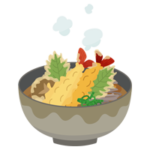 天ぷらそばのイラスト2