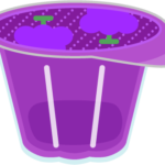 ぶどうのゼリーのイラスト2