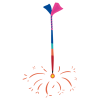 線香花火のイラスト3
