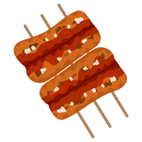 鰻の蒲焼きのイラスト1