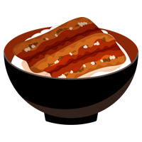鰻丼のイラスト1