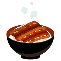 鰻丼のイラスト2