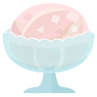 桃のゼリーのイラスト2