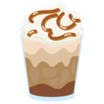コーヒーのフローズンドリンクのイラスト