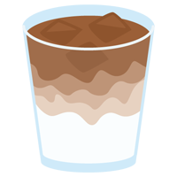 アイスカフェラテのイラスト