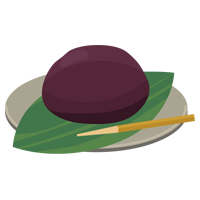 おはぎのイラスト2